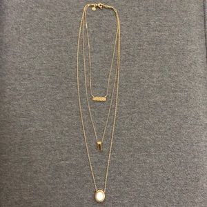Madewell 3 layered necklace